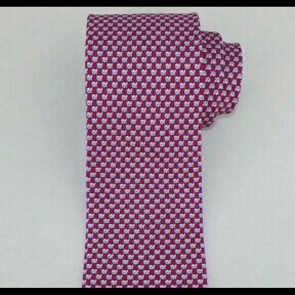 Salvatore Ferragamo necktie purple with bird design - Picture 3 of 6